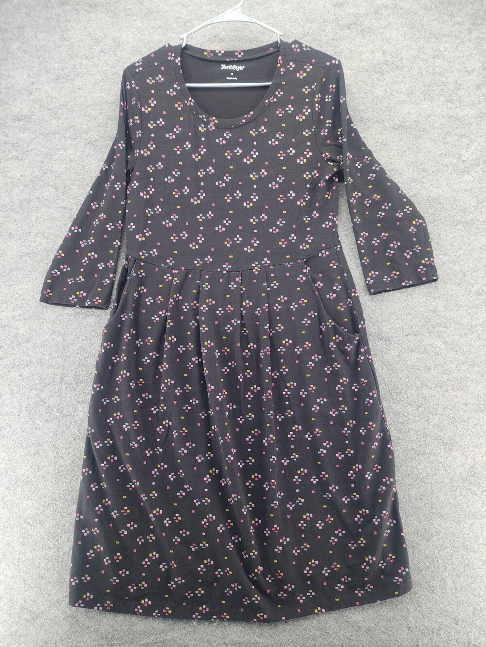 Northstyle Dress Womens Small Midi Pockets